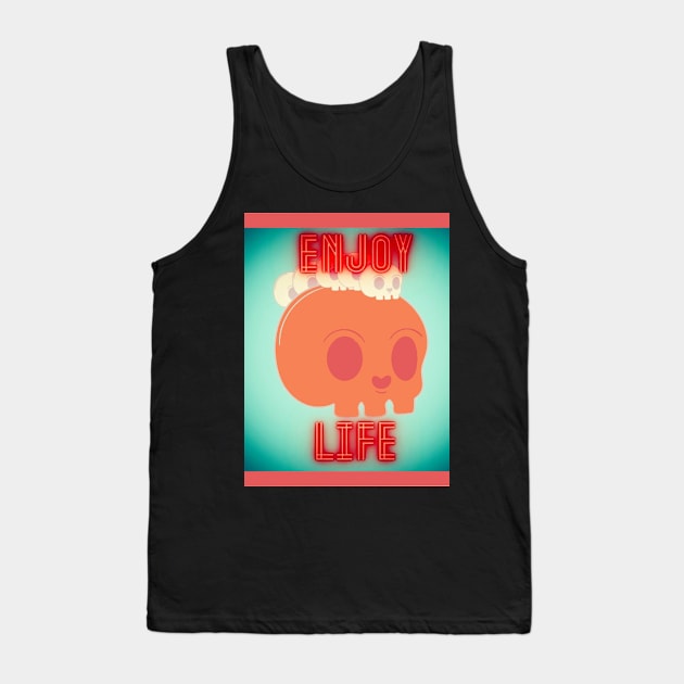 enjoy life Tank Top by Dm's store